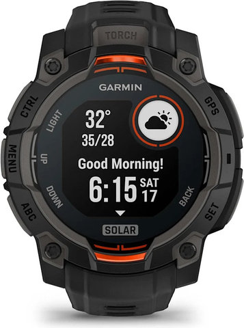 Garmin Instinct 3 45 mm GPS multisport smartwatch - black