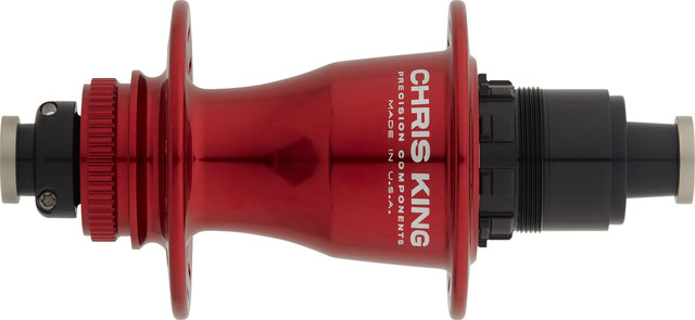 Chris King Boost Center Lock Disc Rear Hub - red/12 x 148 mm / 32 hole / SRAM XD