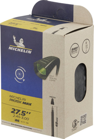 Michelin Schlauch B6 Protek Max für 27,5+ - universal/62-584 bis 77-584/SV/27,5 x 2,45-3,0 SV 48 mm/48 mm