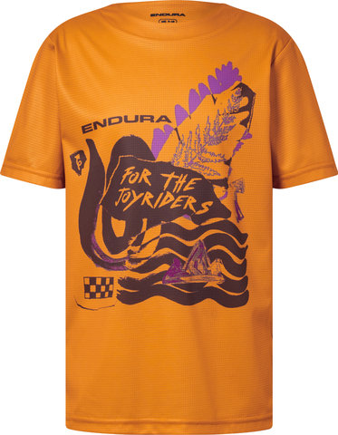Endura Shirt Singletrack Print pour Enfants - end orange | M