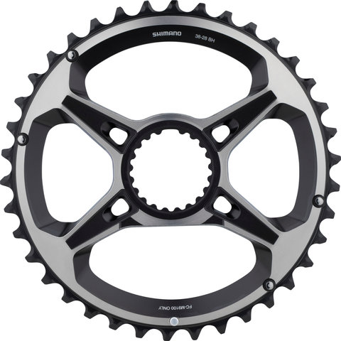 Shimano XTR FC-M9100-2 12-speed Chainring - grey-black/38 
