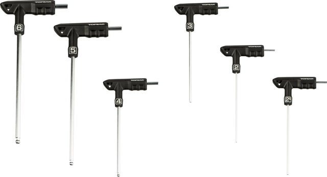 Topeak T-Handle DuoHex Wrench Set - black