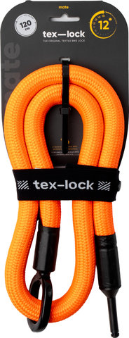 tex-lock Câble de verrouillage de cadre mate - acid orange