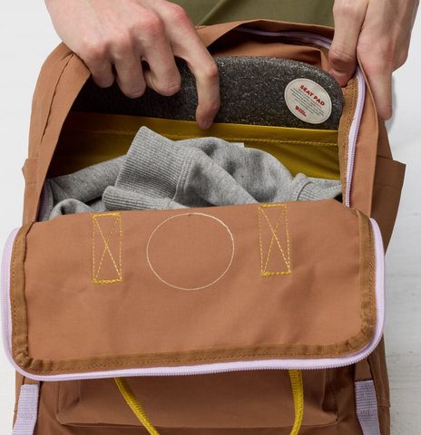 Fjällräven Sac à dos Kånken Koncept - khaki dust kantarell | 16 