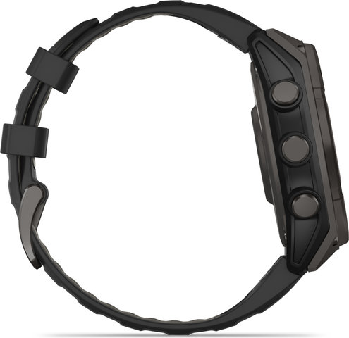 Garmin fenix 8 Solar Sapphire Titan GPS 47 mm Multisport-Smartwatch - graphit-carbongrau
