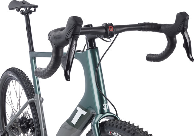 3T Bici Gravel eléctrica Exploro RaceMax Boost XPLR Carbon 27,5" emerald - emerald-grey/XL