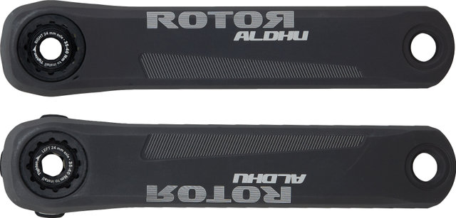 Rotor INspider ALDHU24 Aero Powermeter Crankset - black/170,0 mm