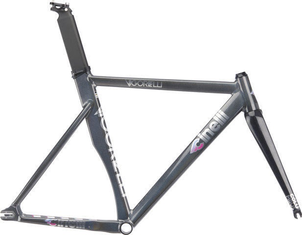 Cinelli Kit cadre Vigorelli Track - rainbow/1 1/8" - 1,5" tapered/S/Blocage Rapide 5 mm/45 