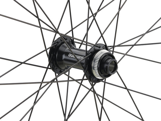 bc basic Mountain Deore Center Lock Disc DT 533 29" Boost/Non-Boost Wheelset - schwarz | Shimano Micro Spline | Boost | 142 mm | 110 mm | 29" | 110 mm | Shimano Micro Spline | 110 mm | 142 mm | Non Boost