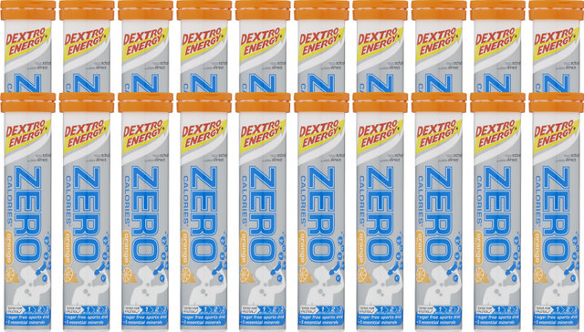 Dextro Energy Effervescent Tablets Zero Calories - 20 Pieces - orange