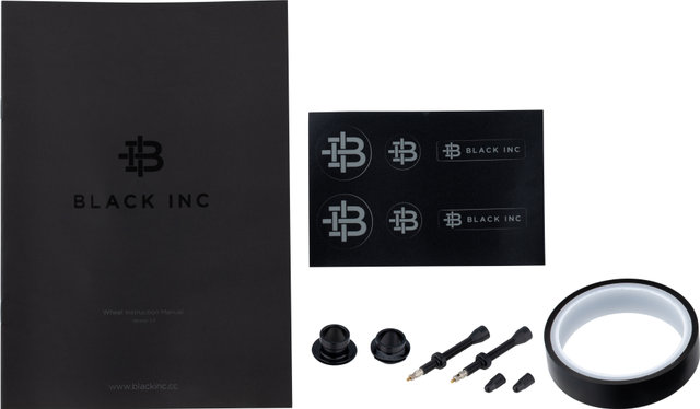 Black Inc Thirty All-Road Disc Center Lock Carbon 28" Laufradsatz - black/28" Satz (VR 12x100 + HR 12x142) Shimano