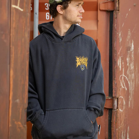 Burgtec Manténlo Encendido Sudadera con Capucha - black/L