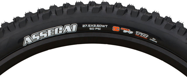 Maxxis Set de 2 Pneus Souples Assegai 3C MaxxGrip Downhill WT TR 27,5" - noir/27.5 /63 /63-584/2.5 