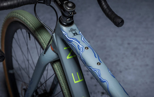 DYEDBRO Set de lámina protectora de cuadros gravel - lightning blue