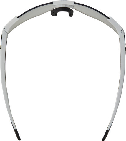 uvex pace perform V Sportbrille - white matt/litemirror silver