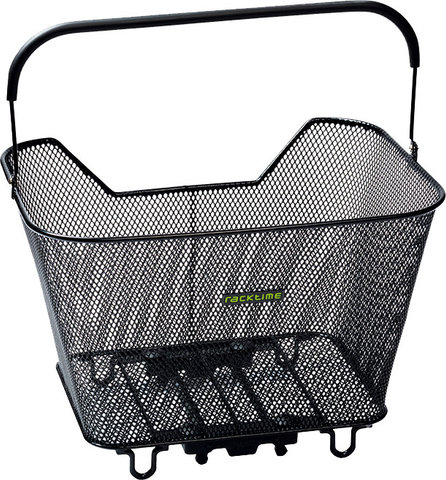 Racktime Cesta para bicicletas Bask-it Large - negro/23 litros
