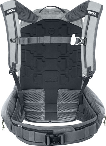 EVOC Sac à Dos avec Protection Trail Pro 16 - stone-carbon grey/16 