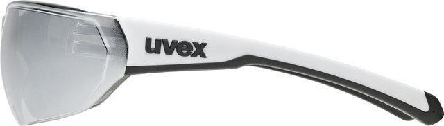 uvex Equate sports glasses - white matte/mirror silver