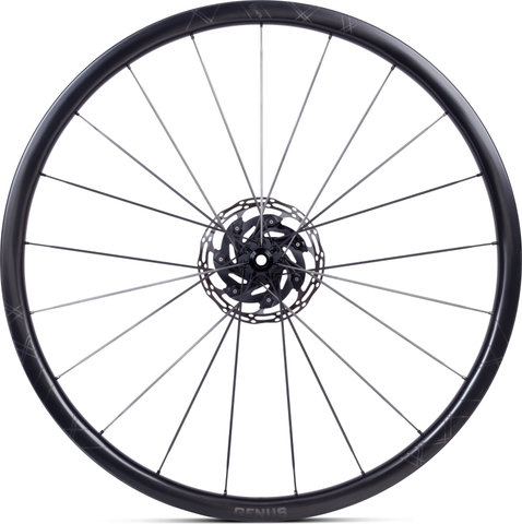 ERE Research Genus II SL30-R Carbon Disc Center Lock 28" Laufradsatz - black-black/142 mm/100 mm/Non Boost/Shimano Road/28"/Non Boost