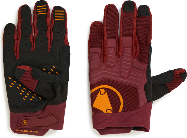 Endura Guantes de dedos completos SingleTrack II - end mahogany | M