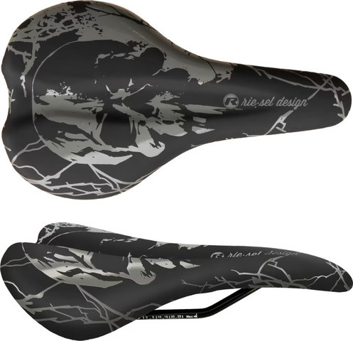rie:sel design Saddle - skull | 255 mm | 145 mm