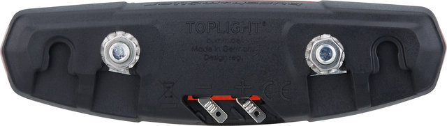 busch+müller Lampe Arrière à LED Dart E Brex Feu de Freinage pour E-Bike (StVZO) - noir-rouge
