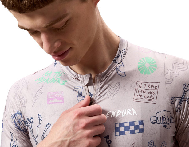 Endura Pro SL Print S/S Trikot - titanium | M