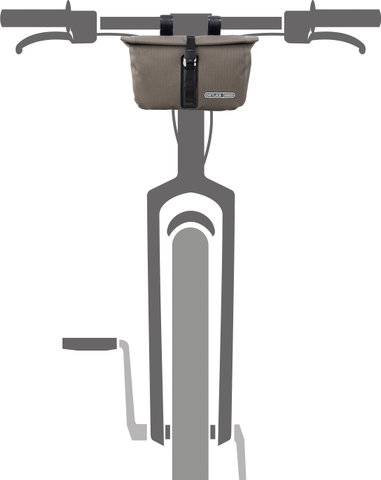 ORTLIEB Accessory Pack Handlebar Bag - dark sand/3500 ml
