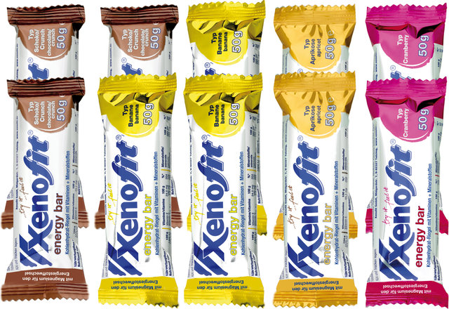 Xenofit barra energética Energieriegel - 10 piezas - mixed