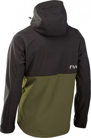 Northwave Chaqueta Easy Out - forest green-black | M