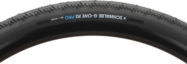 Schwalbe Neumático plegable G-ONE RS Pro Evolution ADDIX Race TLR 28" - negro | 40 mm | 40-622