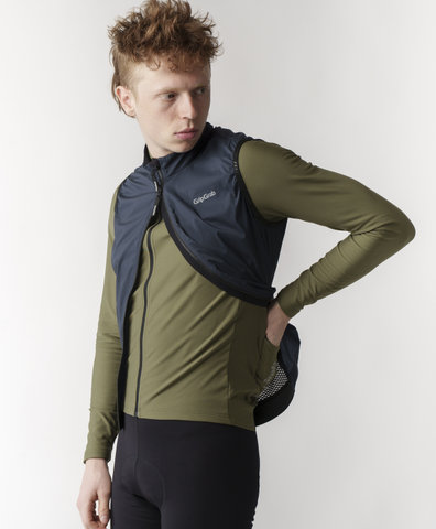 GripGrab PACR Windproof Lightweight Vest - navy blue/S