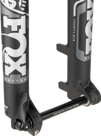 Fox Racing Shox Fourche á suspension 36 Float Grip Rhythm E-Optimized 29" - black | Axe Traversant 15 mm | 150 mm | 44 mm | 110 mm | 29" | 1 1/8" - 1,5" tapered