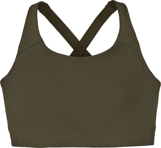 Patagonia Shadowlite High Impact Adjustable Sports Bra - pine needle green/M