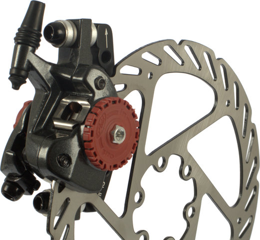 Avid BB7 MTB Front+Rear Disc Brake Set w/ Brake Rotor - graphite/Set/without
