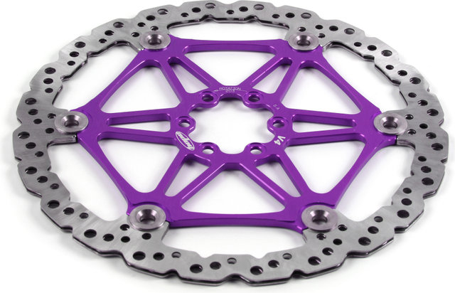 Hope Disco frenos V4 6 agujeros Floating ventilación interna para Tech 3 V4 - purple | 203 mm