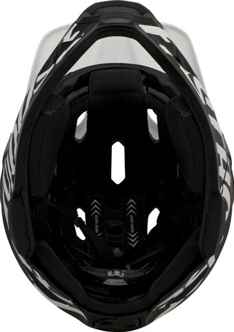 Bell Super DH MIPS Spherical Helm - matte-gloss black-white fasthouse/55 - 59 cm