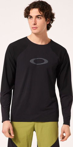 Oakley Camiseta de manga larga Seeker Airline - blackout/L