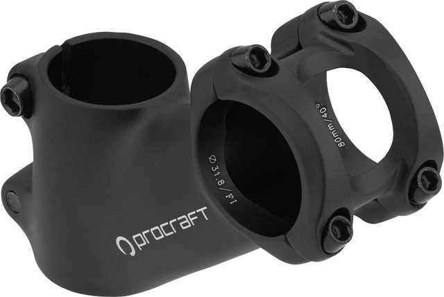 Procraft SL 40° 31.8 Stem - black/80 mm 40°