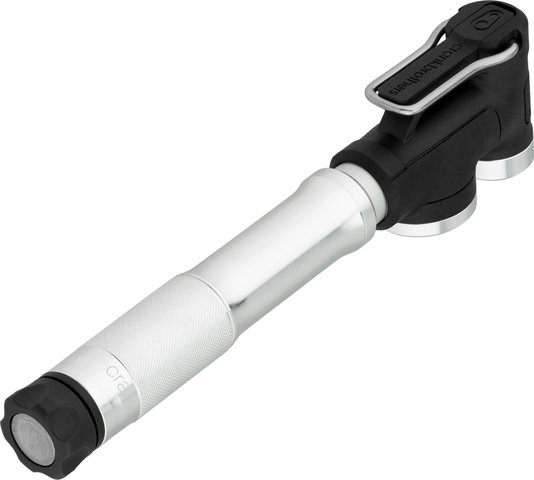 crankbrothers Sterling Mini-Pump w/ Gauge - silver