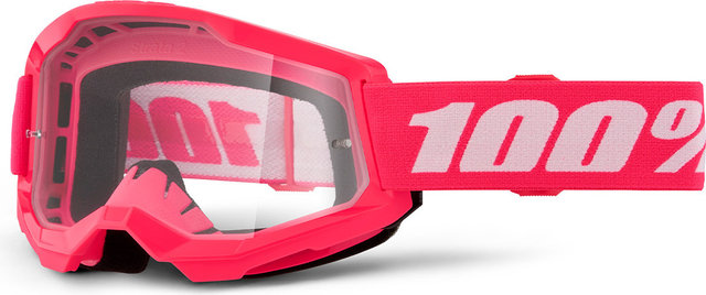 100% Strata 2 Goggle Clear Lens - pink | clear