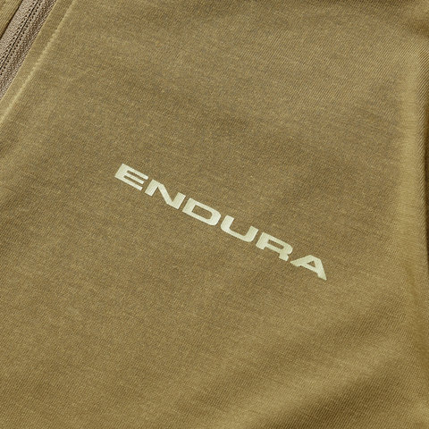 Endura Loop S/S Zipped Trikot - tweed green/M