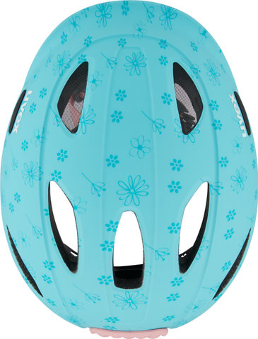 uvex oyo style Kinderhelm - flowers cyan matt | 50 - 54 cm