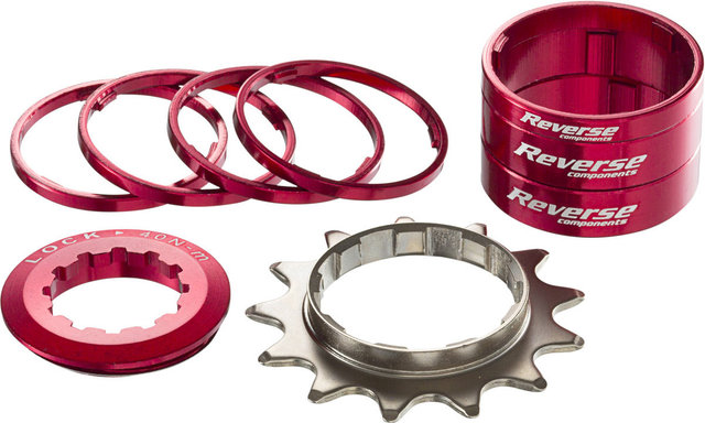 REVERSE Components Kit de vitesses simples HG 13T - red/pignon unique