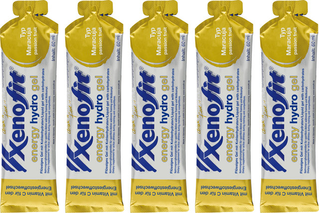 Xenofit energy hydro Gel - 5 Stück - maracuja/300 ml