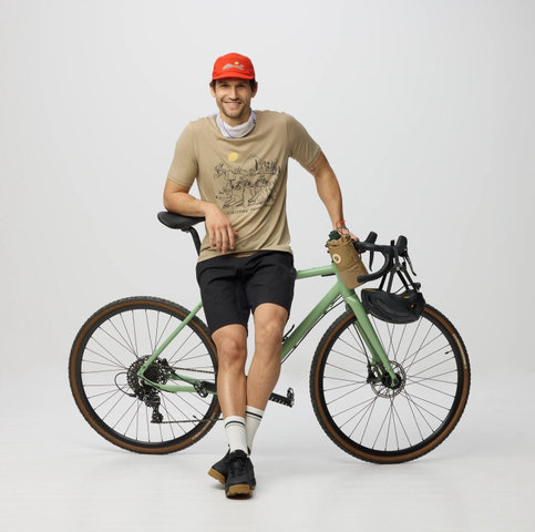 Fjällräven T-shirt Hoja Lugnt Wool - fossil | L