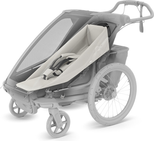 Thule Siège bébé en écharpe Chariot - gris clair