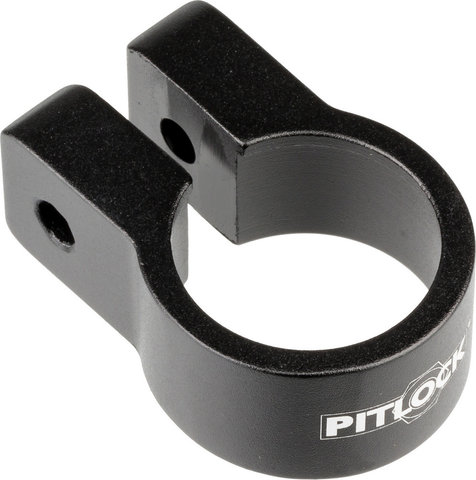 Pitlock Saddle Clamp - black/31.8 mm
