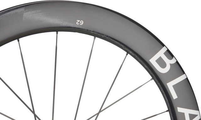 Black Inc SIXTY TWO Disc Center Lock Carbon 28" Wheelset - silver label/100 mm/Non Boost/28"/142 mm/Shimano Road/Non Boost