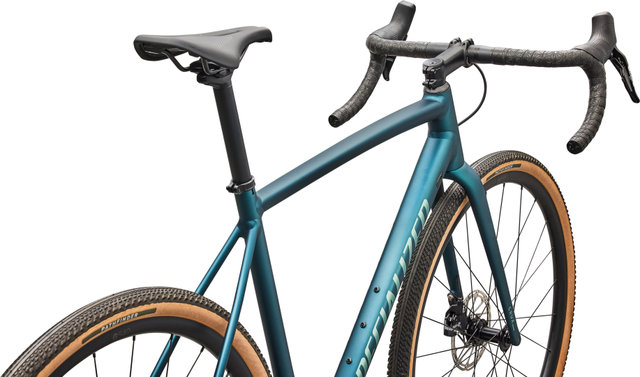 Specialized Vélo de gravel Crux DSW Comp 28" - emerald metallic-fjord metallic | 165,0 mm | XS | 28" | 50 mm